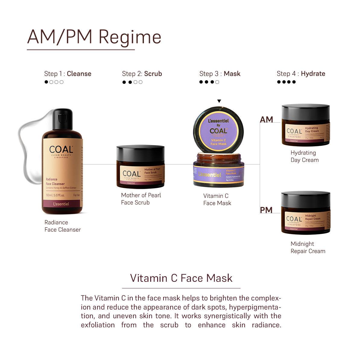 Vitamin C Face Mask 15g - Coal Clean Beauty