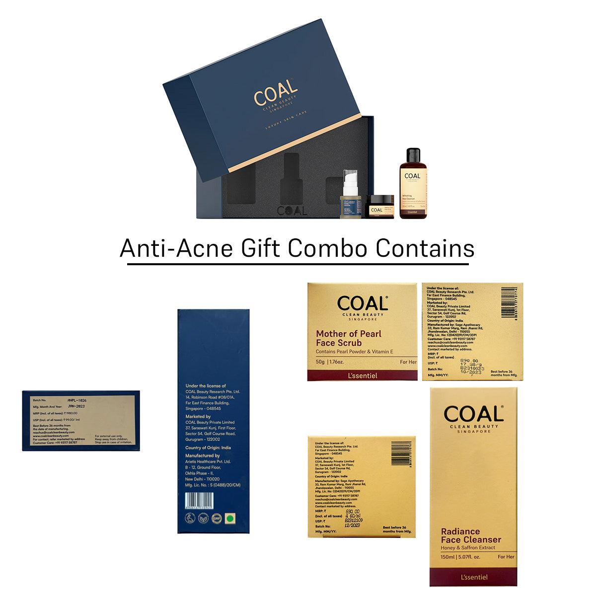 Anti-Acne Gift Combo - For Him - Coal Clean Beauty
