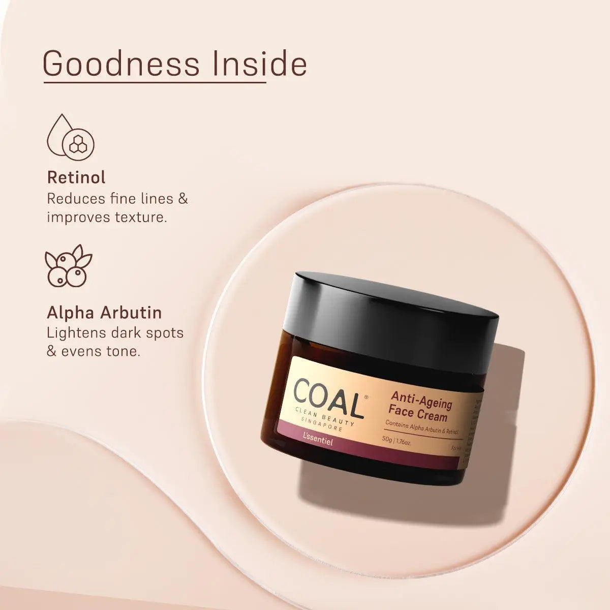 Anti-Ageing Face Cream - Coal Clean Beauty