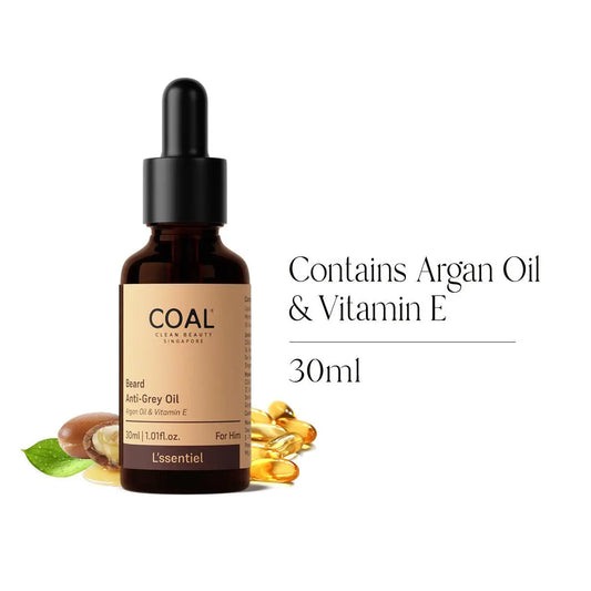 Beard Anti Grey Oil - For Him - Coal Clean Beauty