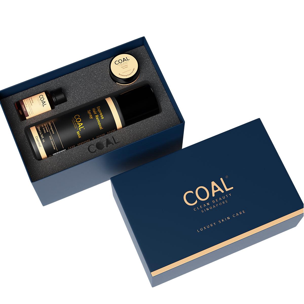 Express Clean Up Gift Combo - For Him - Coal Clean Beauty