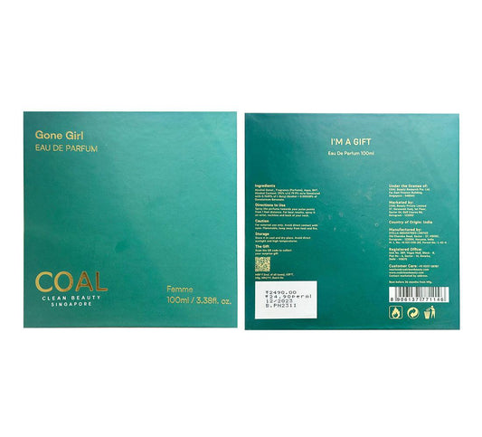 Gone Girl Eau De Parfum - For Her - Coal Clean Beauty
