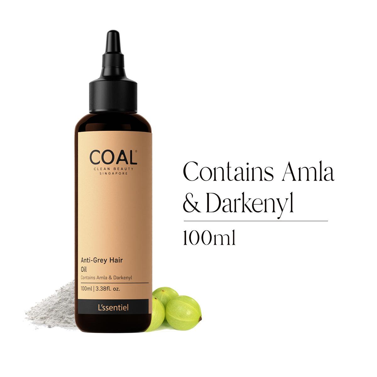 Anti-Grey Hair Oil - Coal Clean Beauty