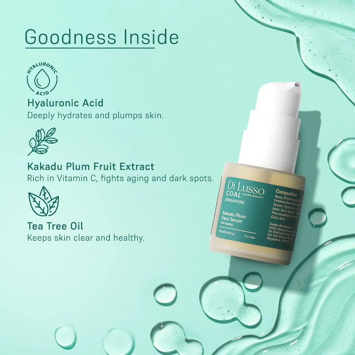 Kakadu Plum Face Serum - For Her - Coal Clean Beauty