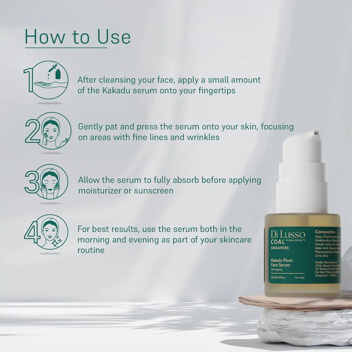 Kakadu Plum Face Serum - For Her - Coal Clean Beauty