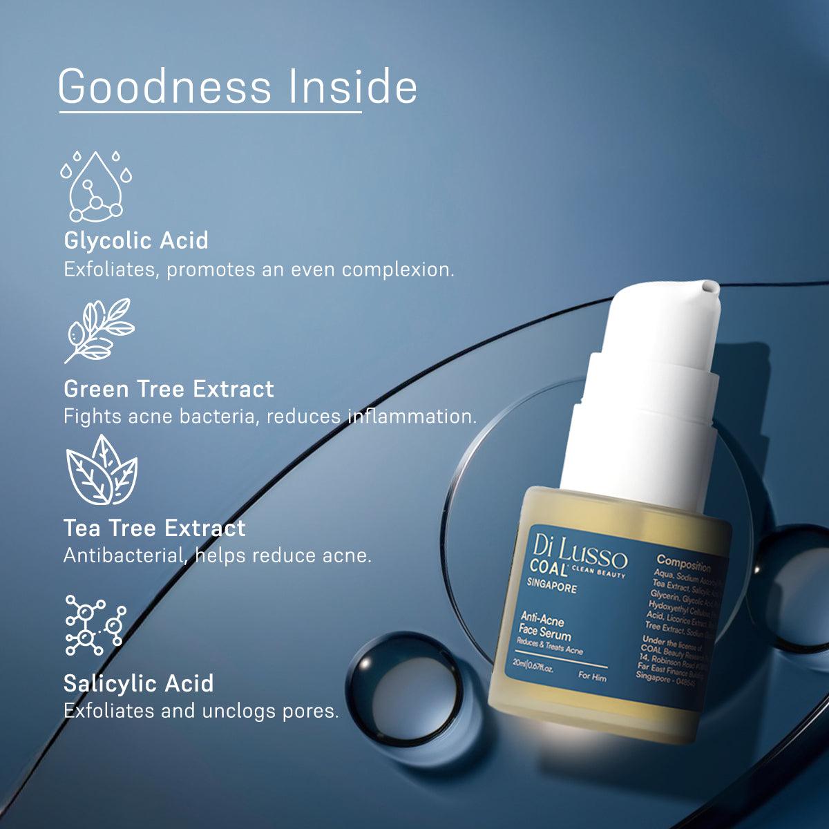 Anti-Acne Gift Combo - For Him - Coal Clean Beauty