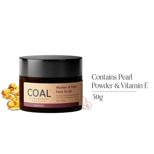 Mother of Pearl Face Scrub - For Her - Coal Clean Beauty