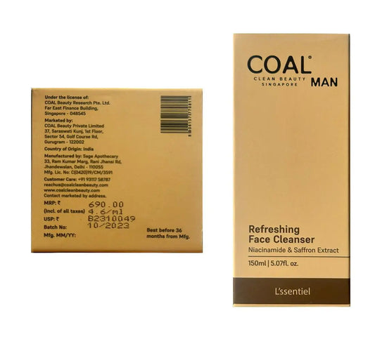 Refreshing Face Cleanser - For Him - Coal Clean Beauty
