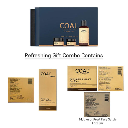 Refreshing Gift Combo - For Him - Coal Clean Beauty