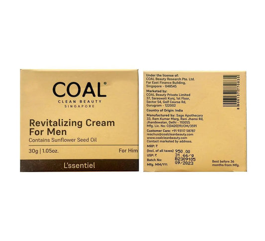 Revitalizing Cream - For Him - Coal Clean Beauty