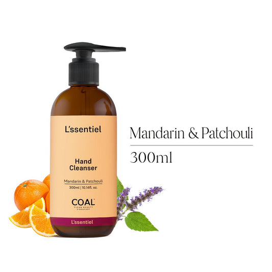 Hand Cleanser with Mandarin & Patchouli - 300ml - Coal Clean Beauty
