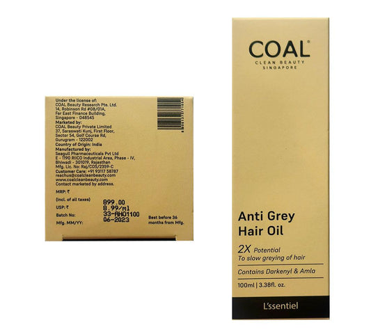 Anti-Grey Hair Oil - Coal Clean Beauty