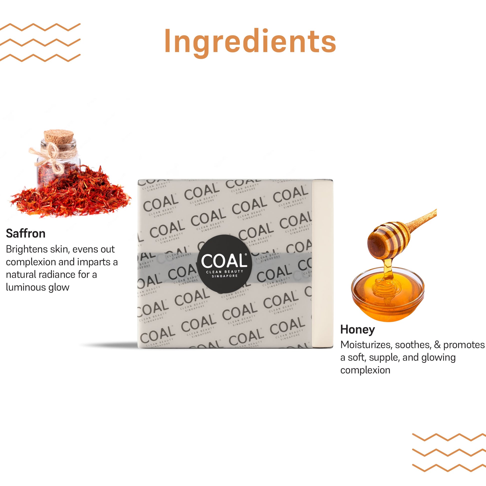 Honey & Saffron Soap Coal Clean Beauty