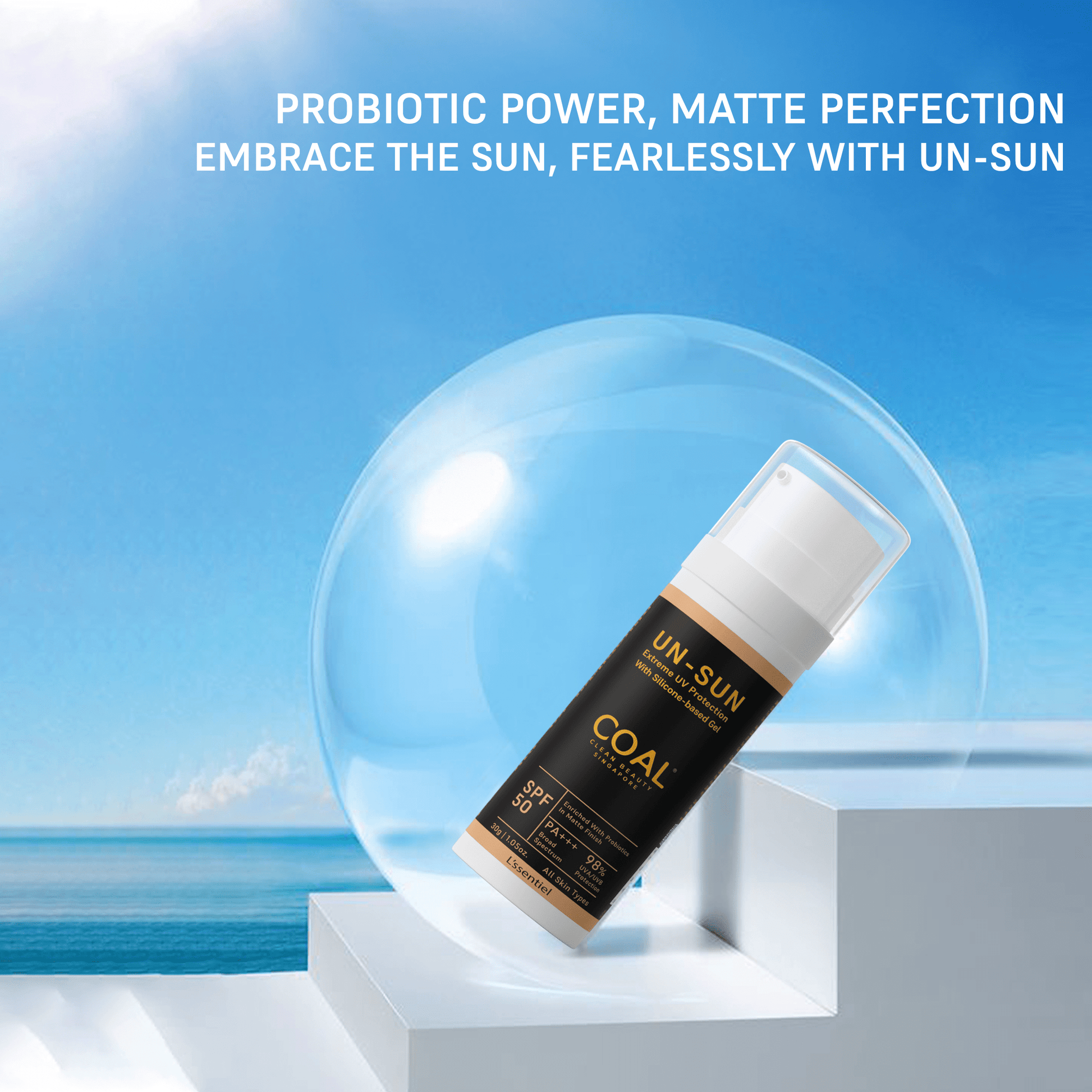 Un-Sun SPF 50 Sunscreen Coal Clean Beauty