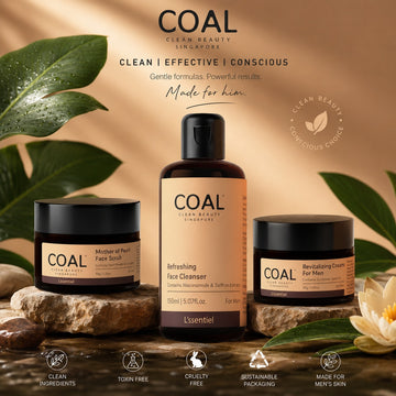 Skincare Essentials Combo For Men - Coal Clean Beauty