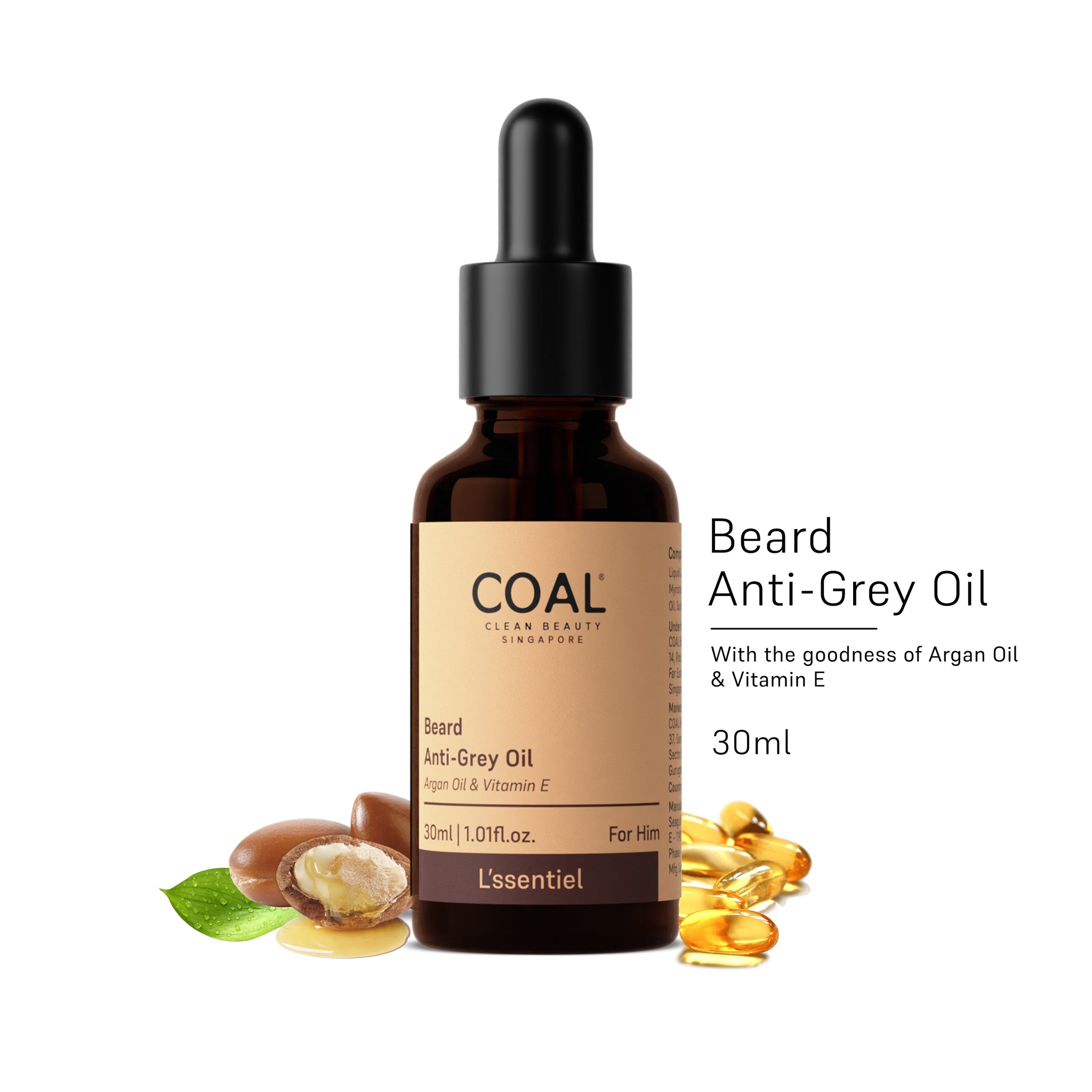 Beard Anti Grey Oil - For Him