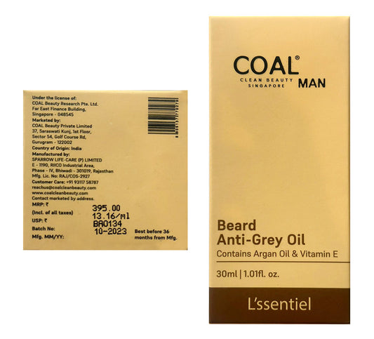 Beard Anti Grey Oil - For Him