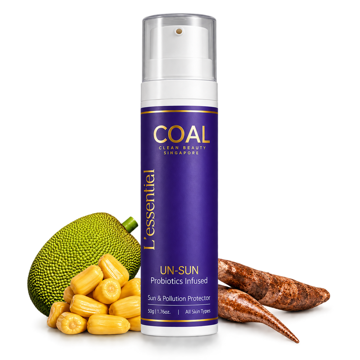Un-Sun SPPF 50 PA+++ Sunscreen - 50g - Coal Clean Beauty