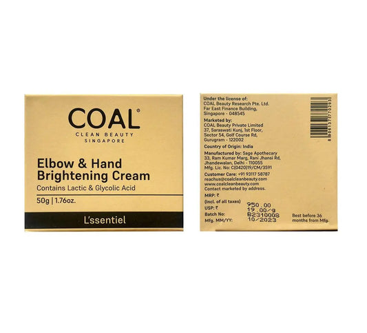 Elbow & Hand Brightening Cream - Coal Clean Beauty