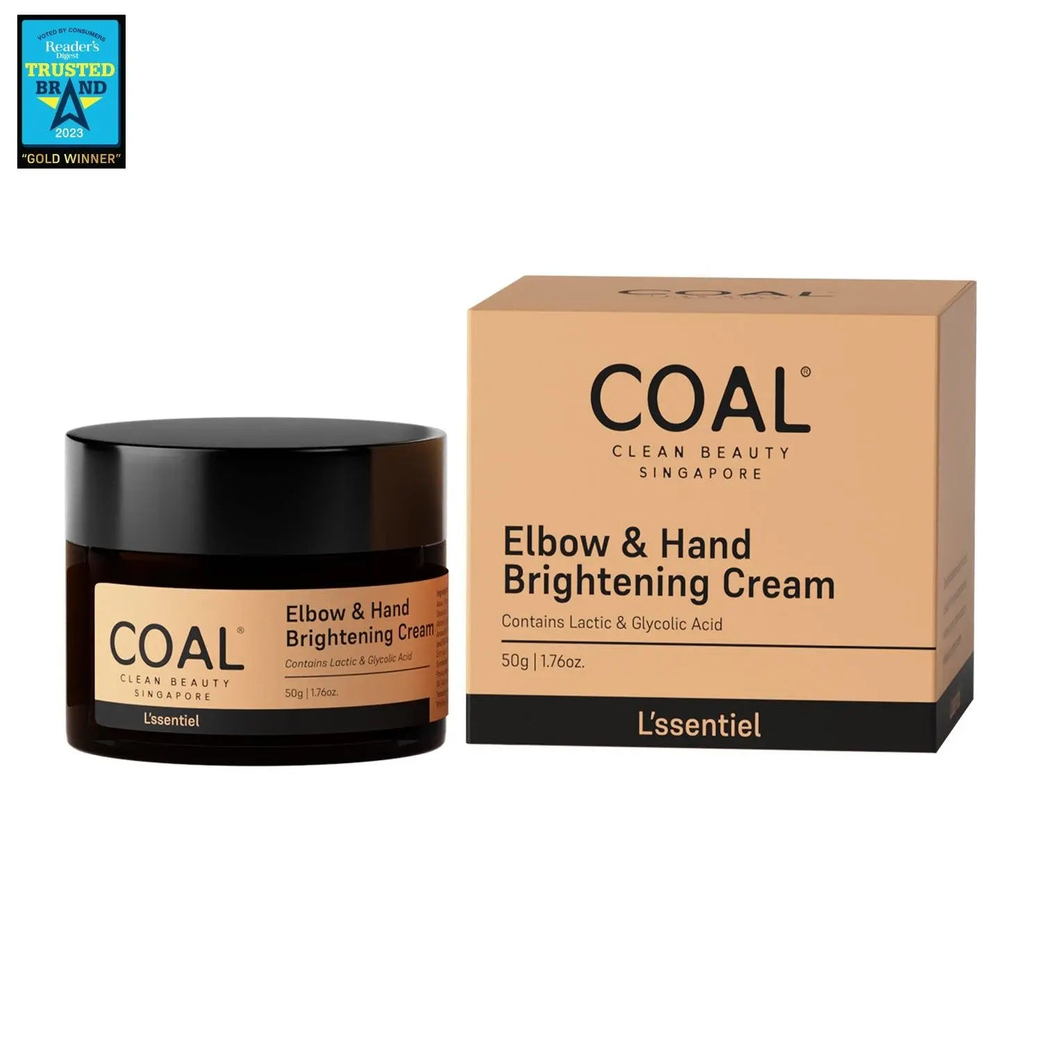 Elbow & Hand Brightening Cream - Coal Clean Beauty