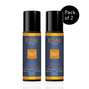 Express Hair Removal Spray Pack of 2 | Unisex