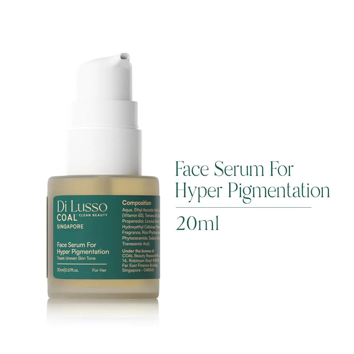 Face Serum For Hyper Pigmentation - For Her - Coal Clean Beauty