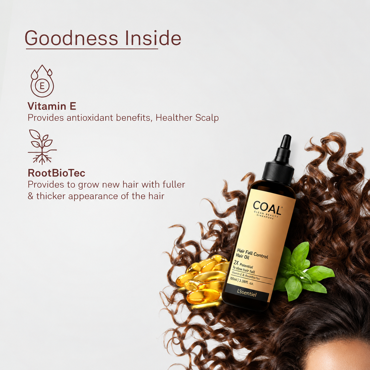 Hair Fall Control Hair Oil - Coal Clean Beauty
