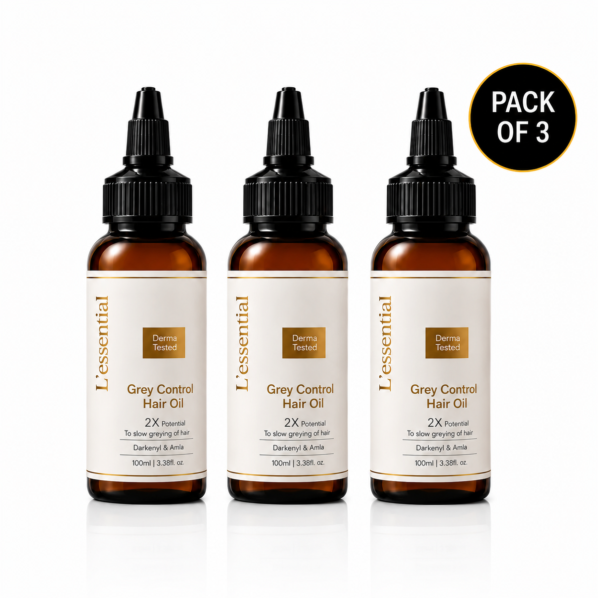 Grey Control Hair Oil - Coal Clean Beauty