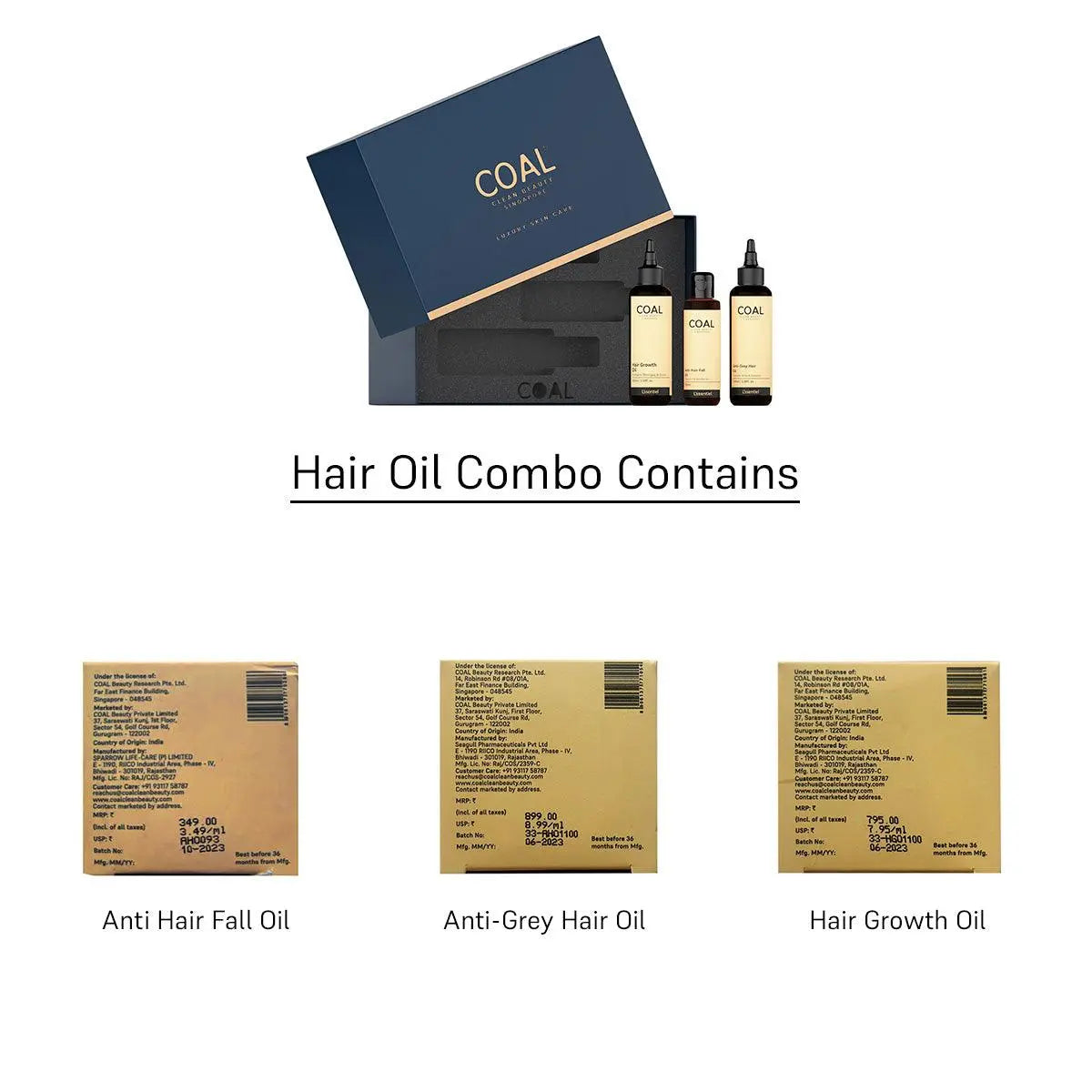 Hair Oil Combo - Coal Clean Beauty