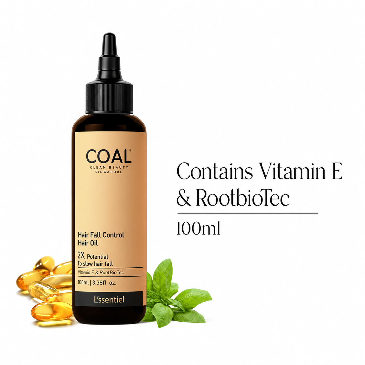 Hair Fall Control Hair Oil - Coal Clean Beauty