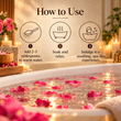 Rose Bath Salt - 40g - Coal Clean Beauty
