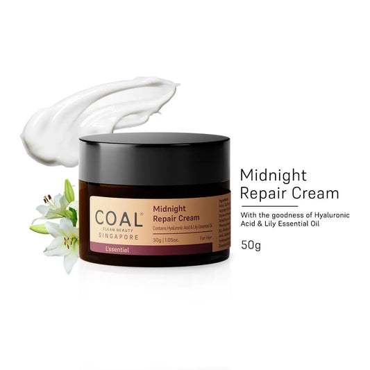 Midnight Repair Cream - For Her - Coal Clean Beauty