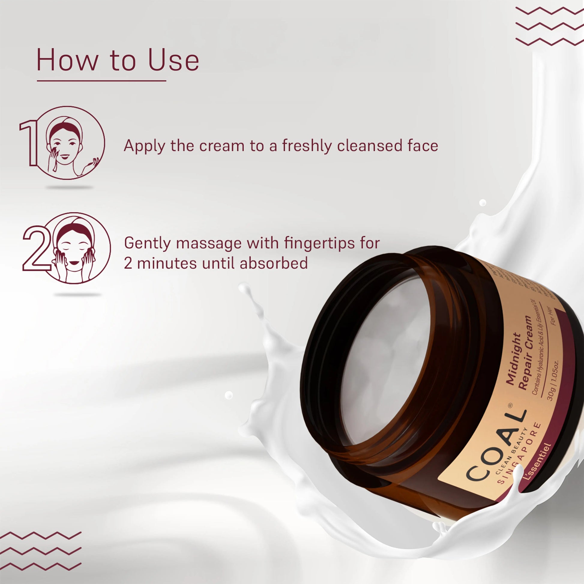 Midnight Repair Cream - For Her - Coal Clean Beauty