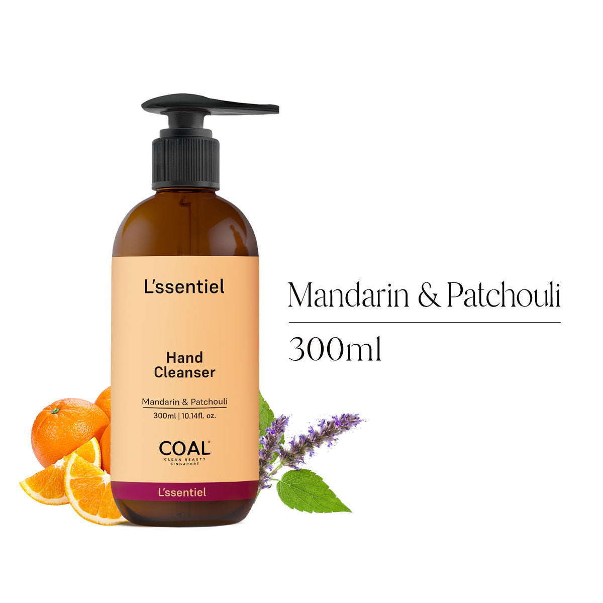 Hand Cleanser with Mandarin & Patchouli - 300ml