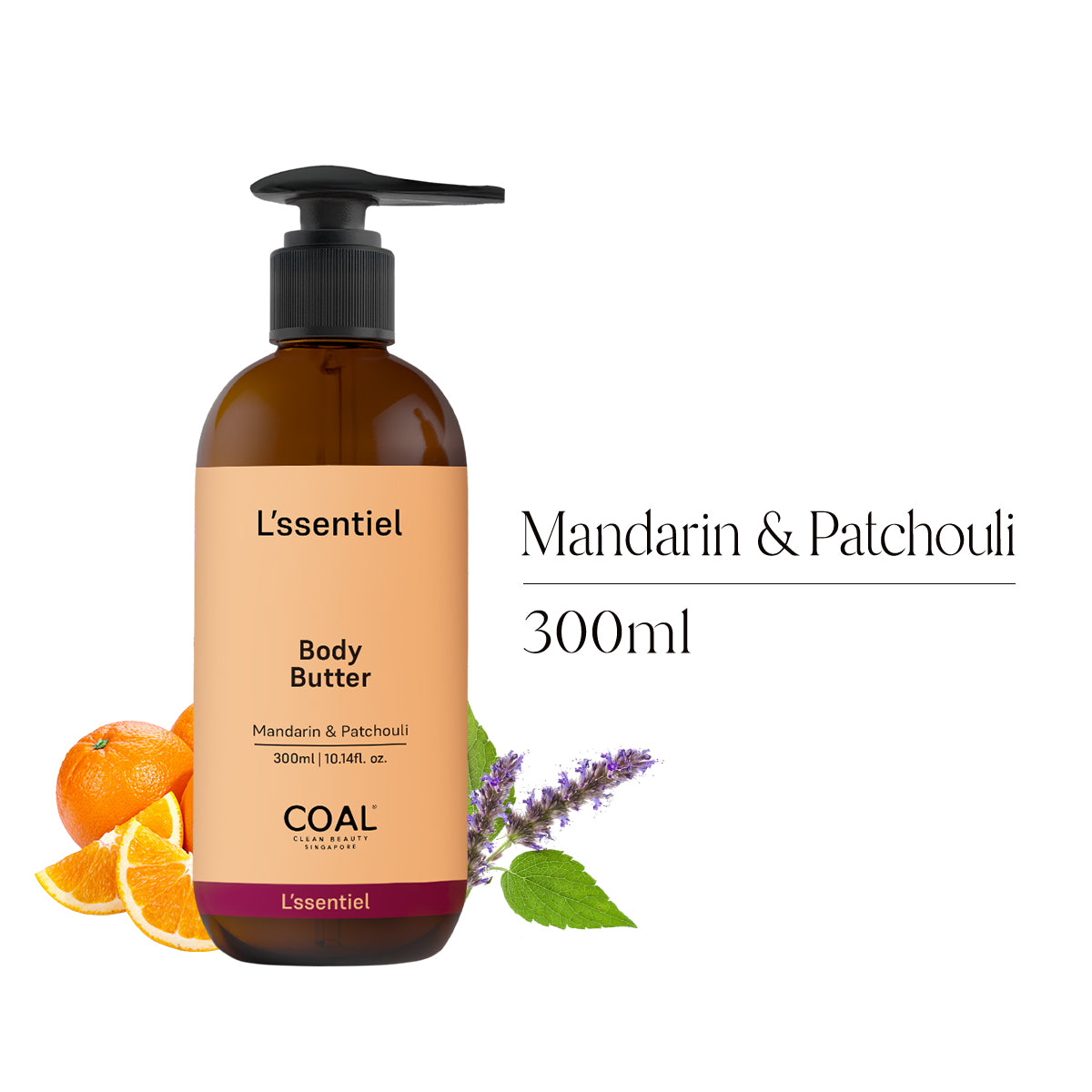 Body Butter with Mandarin & Patchouli 300ml